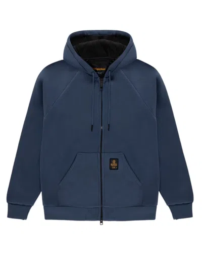 Refrigiwear Hoodie With Logo In Blue