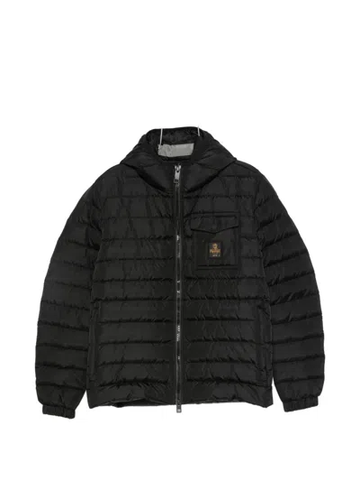 Refrigiwear Hunter Hooded Jacket In Black