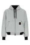 Refrigiwear Ice Nylon Corby Bomber Jacket In Gray