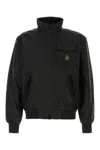 Refrigiwear Black Nylon Captain Bomber Jacket