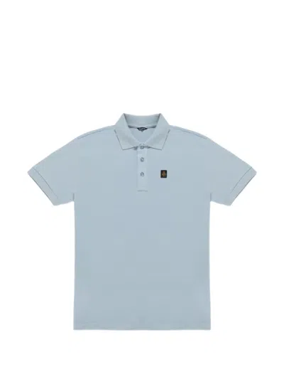 Refrigiwear Kurt Logo-patch Polo Shirt In Blue
