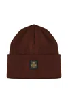Refrigiwear Logo-patch Beanie In Brown