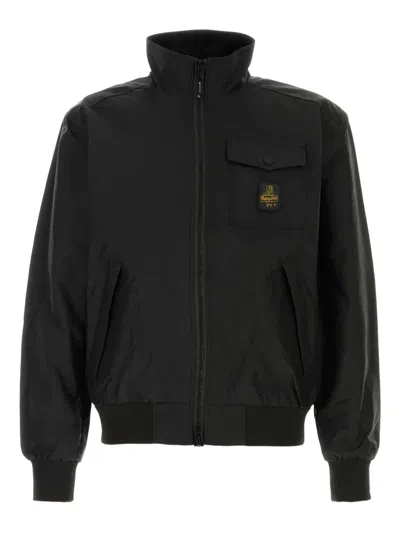 REFRIGIWEAR LOGO-PATCH BOMBER JACKET