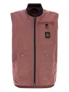Refrigiwear Dark Pink Nylon Vest In Rosa