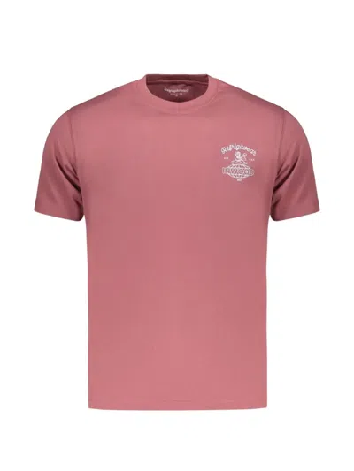 Refrigiwear Logo-print Crew-neck T-shirt In Pink