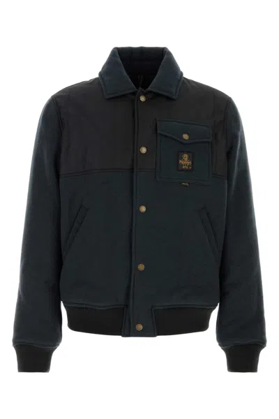 REFRIGIWEAR MIDNIGHT BLUE NYLON DORIAN PADDED JACKET