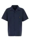 Refrigiwear Navy Blue Cotton Stone Shirt In Bluenights