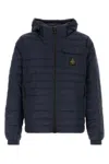 Refrigiwear Navy Blue Nylon Summer Down Jacket