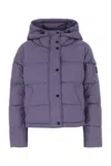 Refrigiwear Purple Nylon Braffy Down Jacket