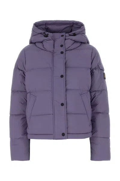 Refrigiwear Purple Nylon Braffy Down Jacket
