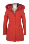 Refrigiwear Elegant Winter Warmth Soft-shell Parka In Orange
