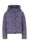 Refrigiwear Purple Nylon Braffy Down Jacket In Purple