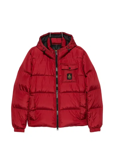Refrigiwear Seek Hooded Padded Jacket In Red