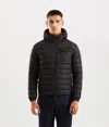 Refrigiwear Sleek Hooded Down Jacket With Pockets