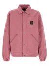 Refrigiwear Dark Pink Denim Tabbs Jacket In Pink