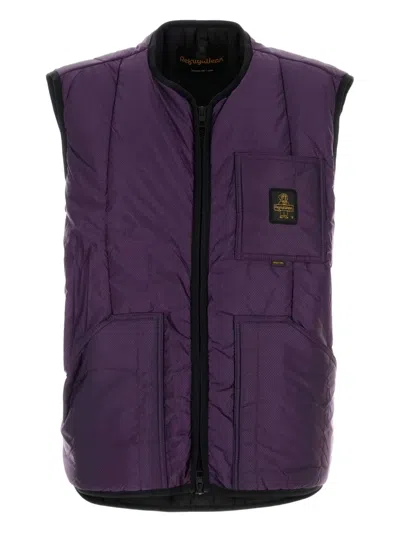 Refrigiwear Twingo Sleeveless Nylon Jacket For Men In Purple