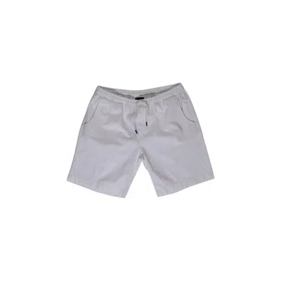 Refrigiwear White Cotton Bermuda Shorts In Gray