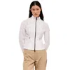 Refrigiwear Chic Windproof Jacket With Women's Logo In White