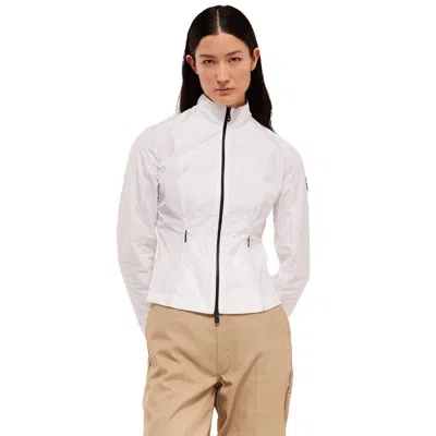 Refrigiwear Chic Windproof Jacket With Women's Logo In White