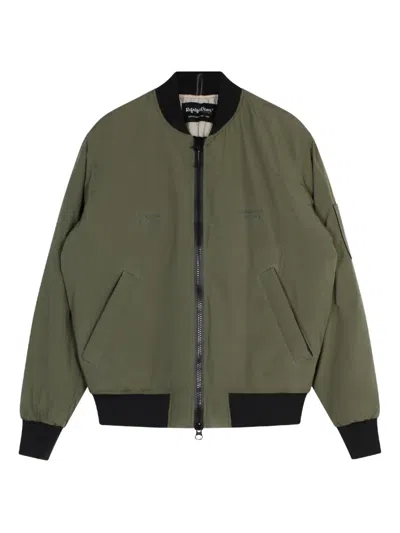 Refrigiwear Zip-up Bomber Jacket In Green