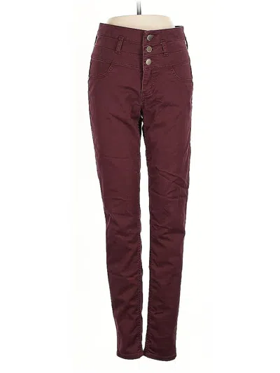 Pre-owned Refuge Casual Pants In Burgundy