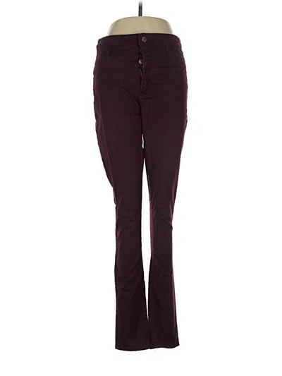 Pre-owned Refuge Casual Pants In Burgundy