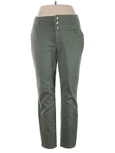 Pre-owned Refuge Casual Pants In Green