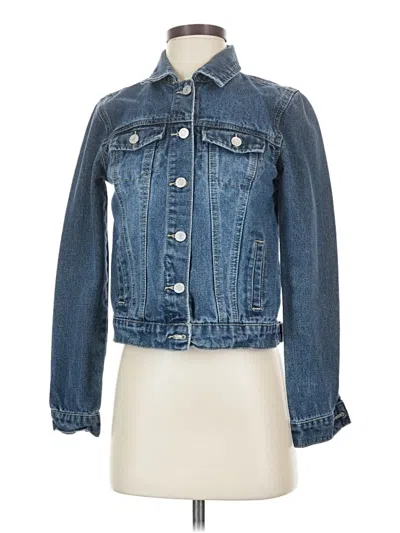 Pre-owned Refuge Denim Jacket In Blue
