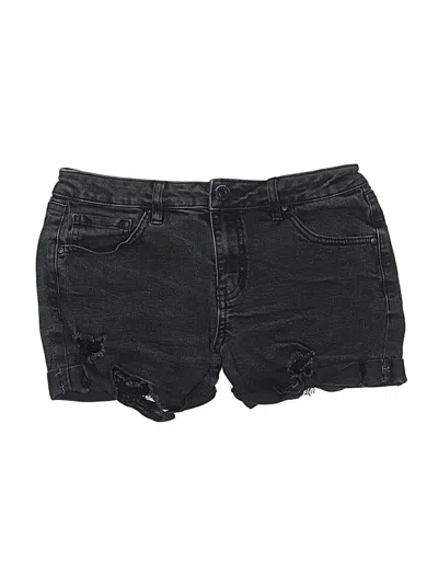Pre-owned Refuge Denim Shorts In Black