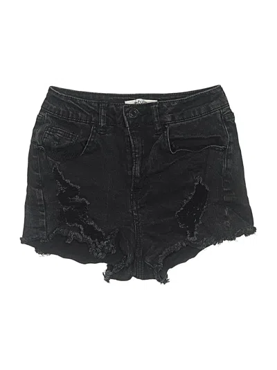 Pre-owned Refuge Denim Shorts In Black