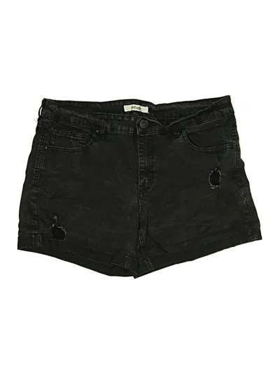 Pre-owned Refuge Denim Shorts In Black