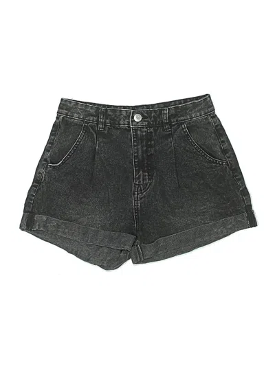 Pre-owned Refuge Denim Shorts In Black