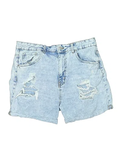 Pre-owned Refuge Denim Shorts In Blue