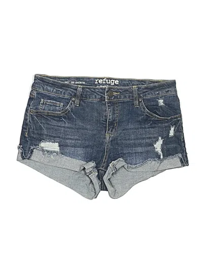 Pre-owned Refuge Denim Shorts In Blue