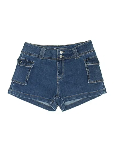 Pre-owned Refuge Denim Shorts In Blue