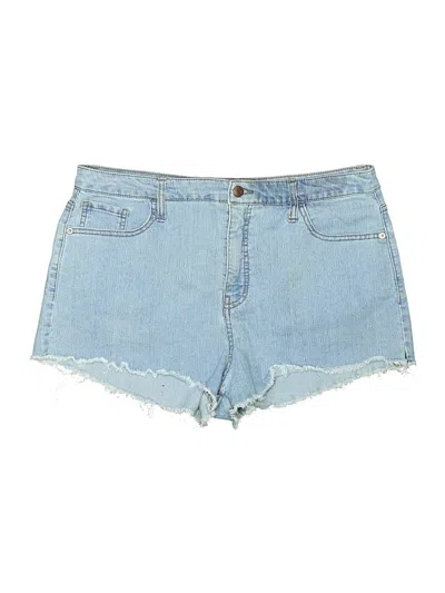 Pre-owned Refuge Denim Shorts In Blue