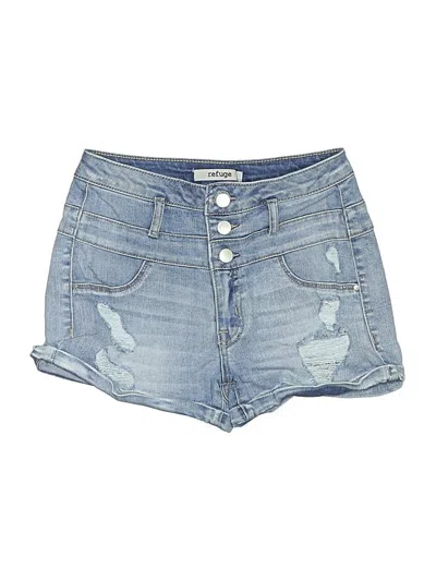 Pre-owned Refuge Denim Shorts In Blue