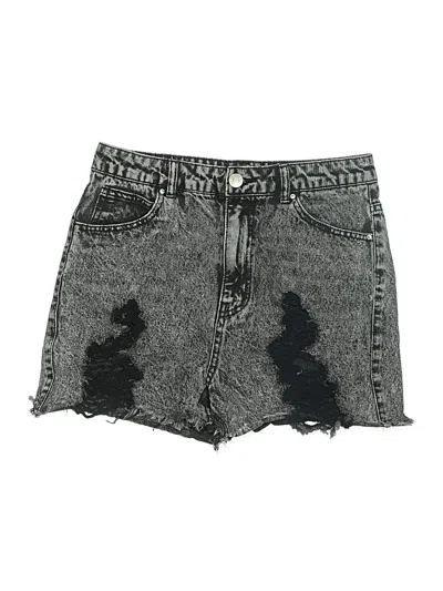 Pre-owned Refuge Denim Shorts In Gray