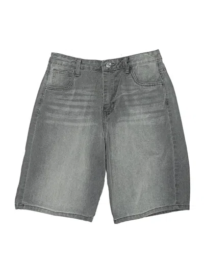 Pre-owned Refuge Denim Shorts In Gray