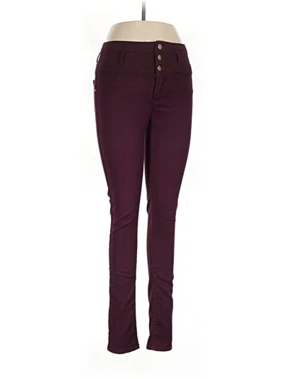 Pre-owned Refuge Jeggings In Burgundy