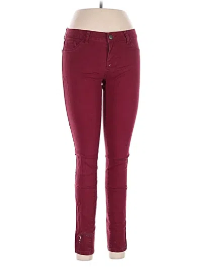 Pre-owned Refuge Jeggings In Burgundy
