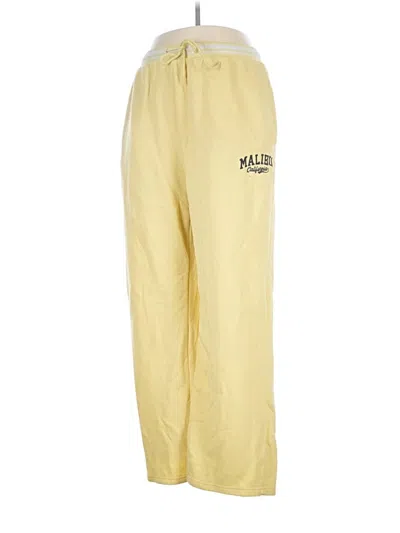 Pre-owned Refuge Track Pants In Yellow