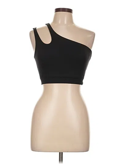Pre-owned Refuge Tube Top Black One Shoulder Neckline Tops