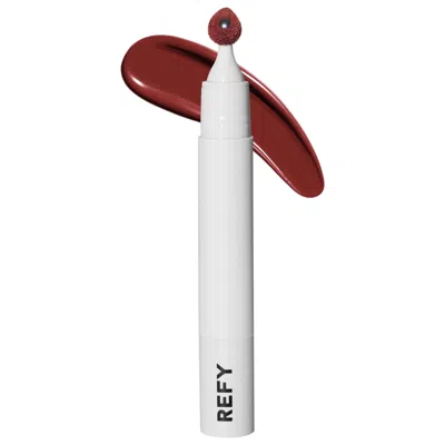 Refy Satin Liquid Lipstick Pen With Vitamin E Ruby 0.11 Oz/3.5 ml In Red