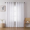 Regal Home Collections, Inc. Regal Home Ashford Grommet Top Sheer Single Curtain Panel In White