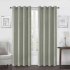 Regal Home Collections, Inc. Regal Home Ayden Solid Grommet Top Energy Saving Blackout Single Curtain Panel In Green