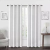 Regal Home Collections, Inc. Regal Home Ayden Solid Grommet Top Energy Saving Blackout Single Curtain Panel In White