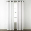 Regal Home Collections, Inc. Regal Home Delaney Diamond Grommet Top Embossed Blackout Set Of 2 Curtain Panel In White