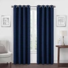 Regal Home Collections, Inc. Regal Home Dimensions Solid Grommet Top Energy Saving Blackout Single Curtain Panel In Blue