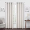 Regal Home Collections, Inc. Regal Home Dimensions Solid Grommet Top Energy Saving Blackout Single Curtain Panel In Sand